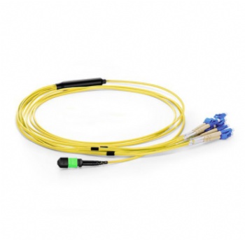 MPO/MTP -12芯 LC 单模 光纤跳线