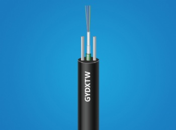 Center tube armored optical fiber with optical cable (GYDXTW)